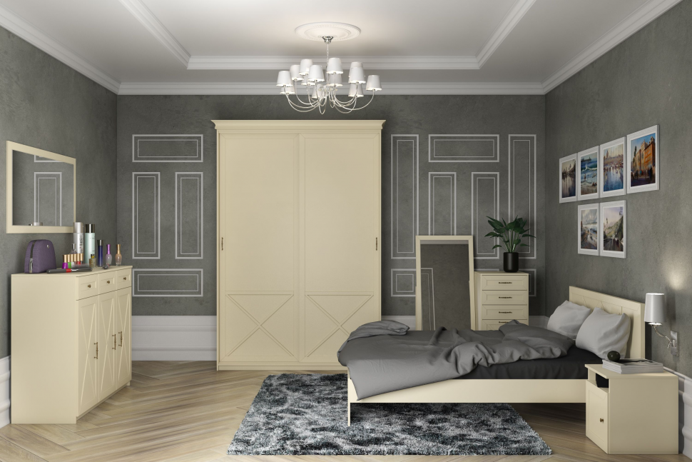 Бэль Зеркало Слоновая кость