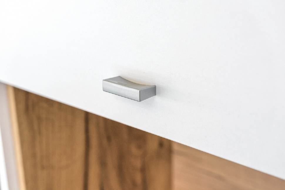 Шкаф комбинированный Бэль 10.04, Белый, Дуб Золотой