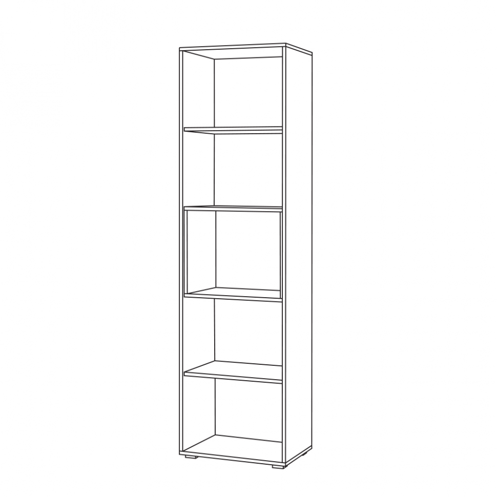 Шкаф комбинированный Бэль 10.04, Белый, Дуб Золотой