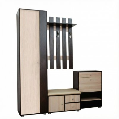 Прихожая Мини-Лайт компл. 6 венге/ясень шимо светлый