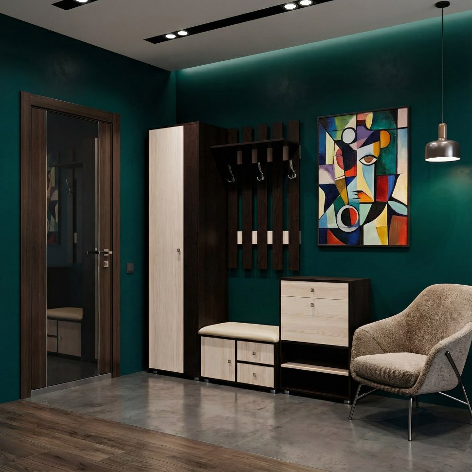 Прихожая Мини-Лайт компл. 6 венге/ясень шимо светлый