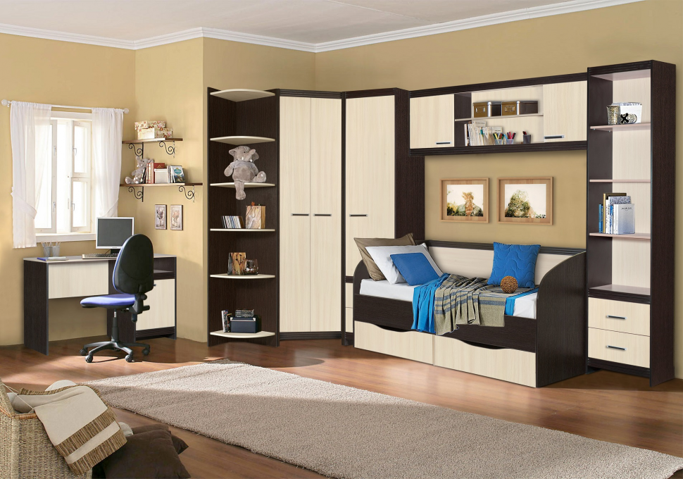 Шкаф угловой Спайдер Мебель Маркет