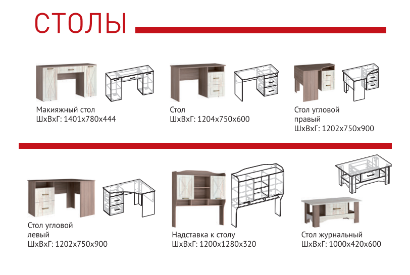 Стол письменный угловой (правый) Афина Мебель Маркет
