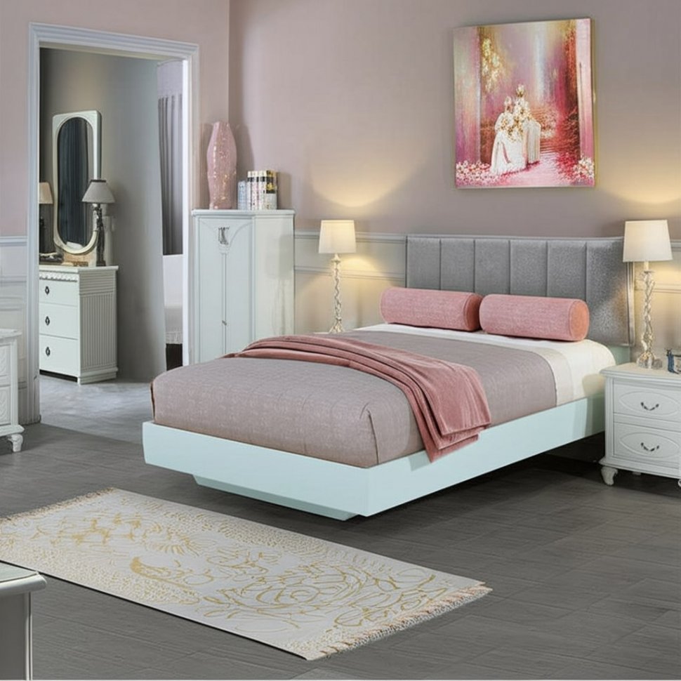 Кровать 120х200 Мемори КР-09 Семья Мебелони (БТС)