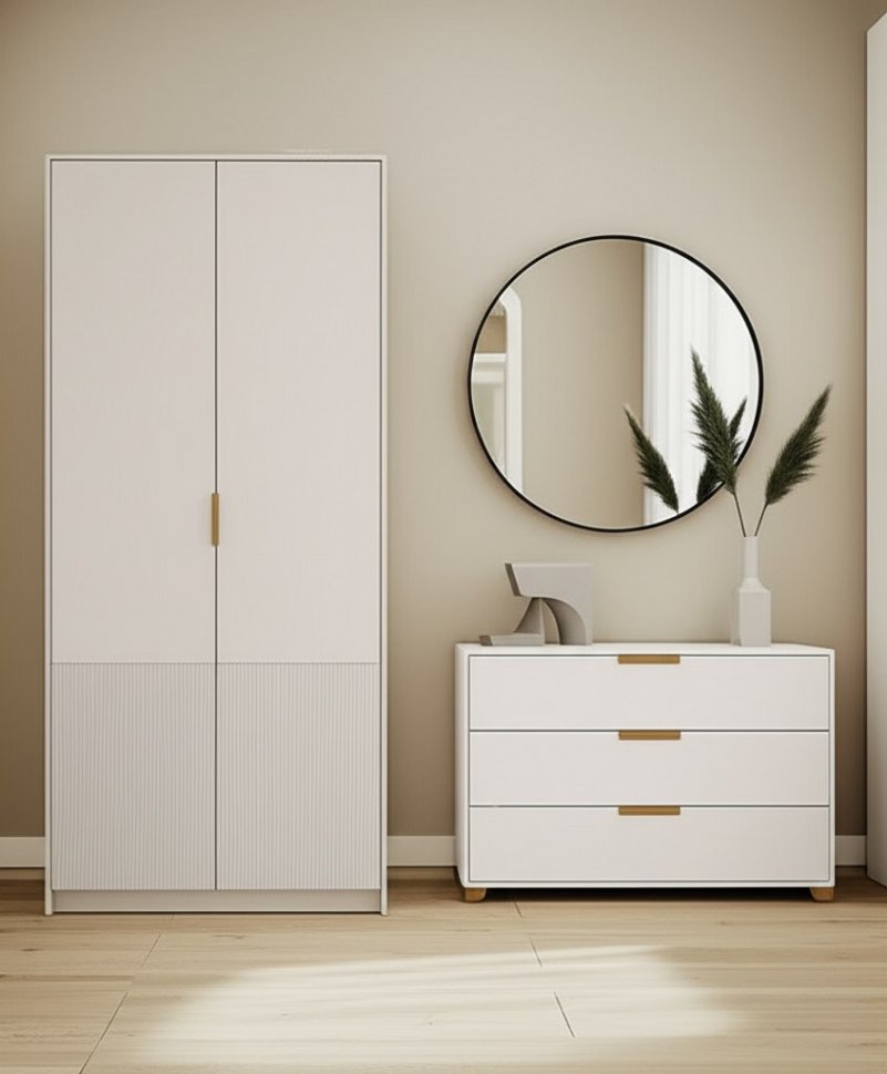 Шкаф 2-х створчатый Пандора ШК-04, Кашемир, Айриш