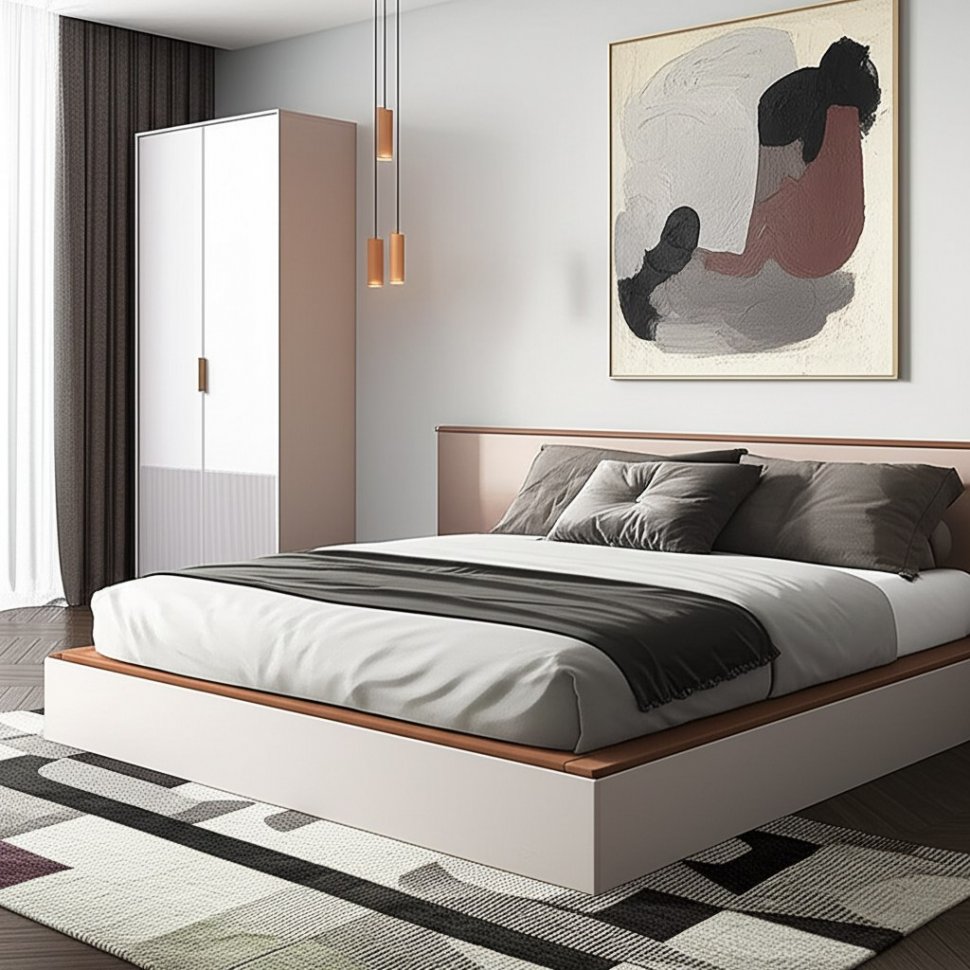 Шкаф 2-х створчатый Пандора ШК-04, Кашемир, Айриш