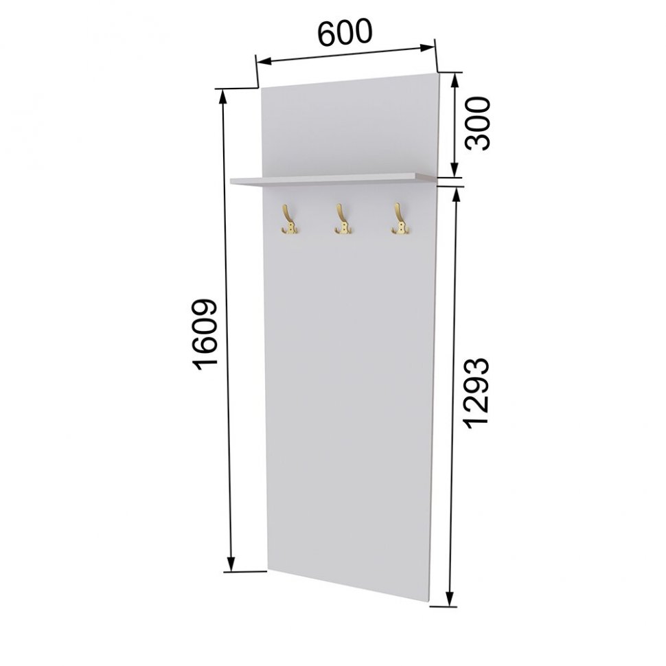Вешалка Толедо ТВ-30, Белый