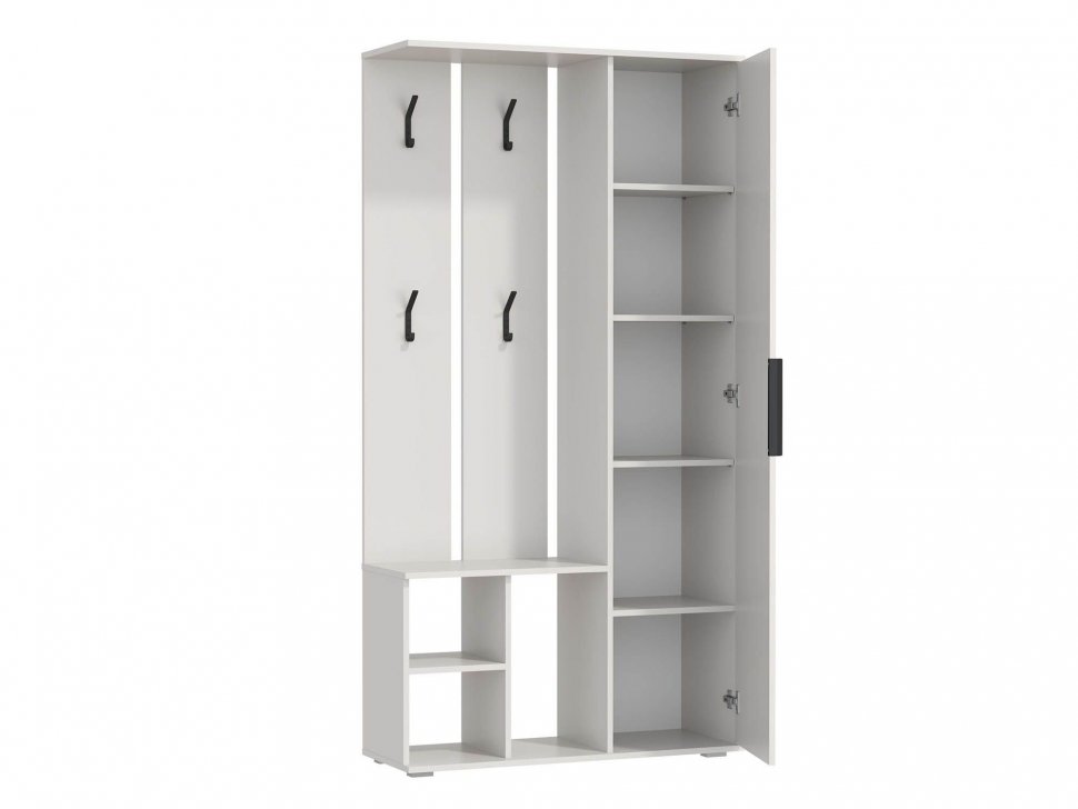 Шкаф комбинированный Кармен-1 Белый