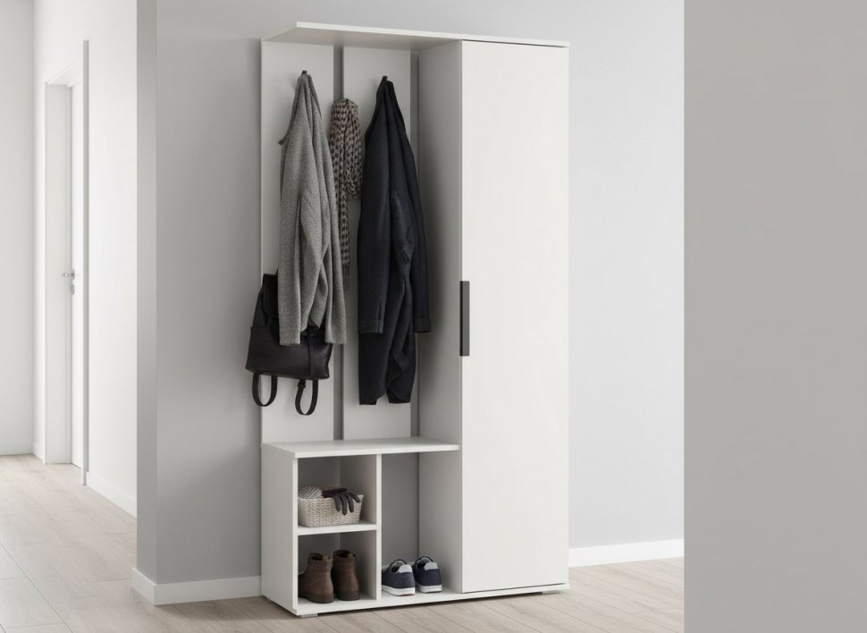 Шкаф комбинированный Кармен-1 Белый