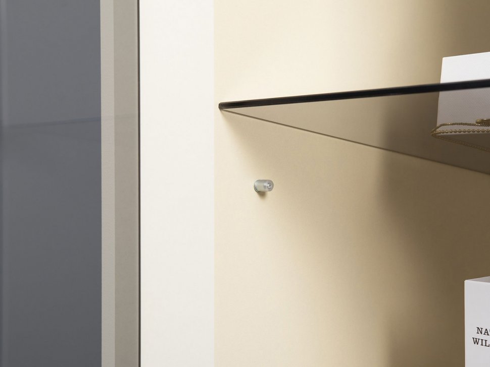 Марион шкаф-витрина 16.397.01 Слоновая кость