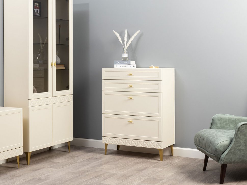 Марион комод 16.249 Слоновая кость