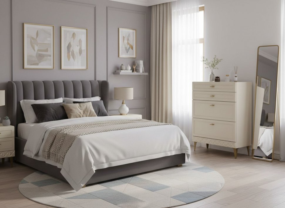 Марион комод 16.249 Слоновая кость