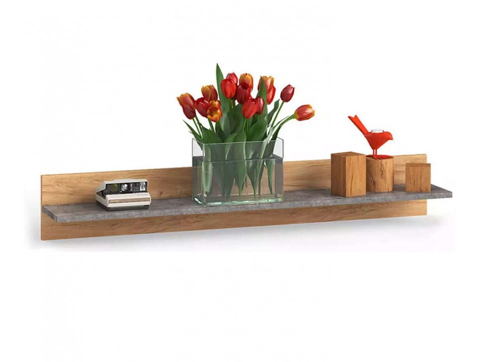 Арчи полка 10.110 Дуб крафт золотой / Камень темный