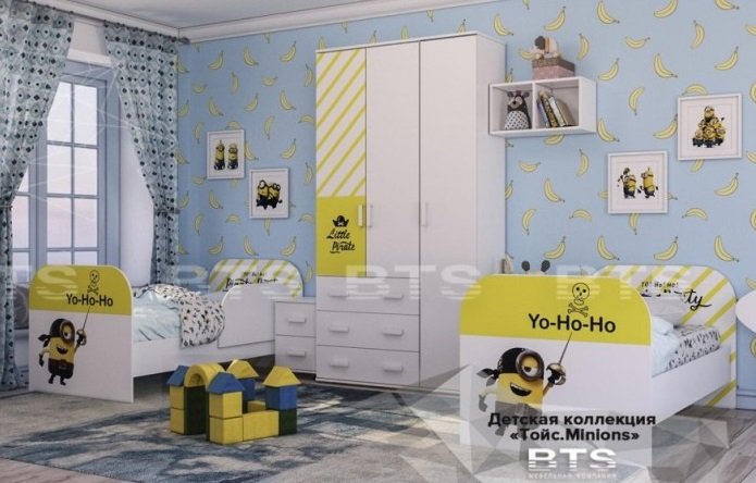 Шкаф двухстворчатый Тойз Minions ШК-07 БТС