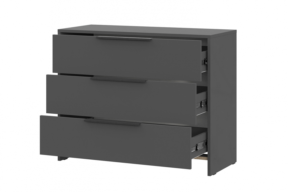 Комод 3 ящика Камелия, Графит