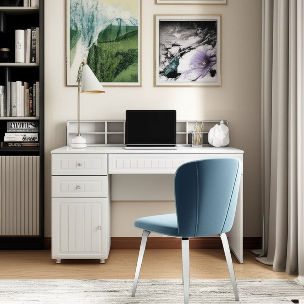 Стол письменный Монако МН-15 белое дерево