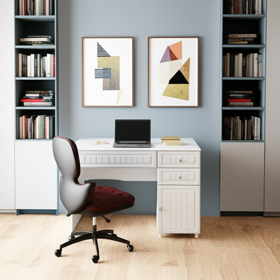 Стол письменный Монако МН-15 белое дерево