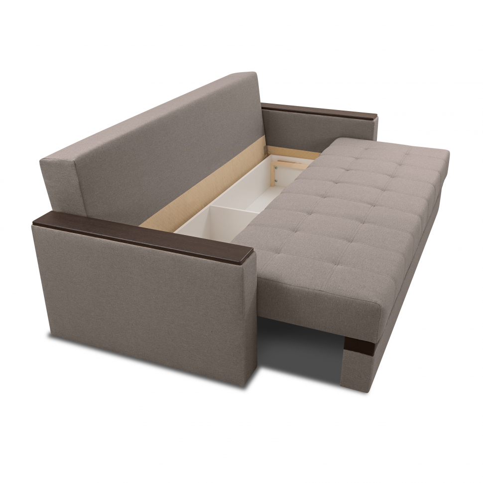 Диван прямой "еврокнижка" Атланта (Коричневый)