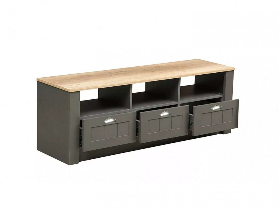 Тумба под ТВ Прованс (Олмеко) 37.09 серый