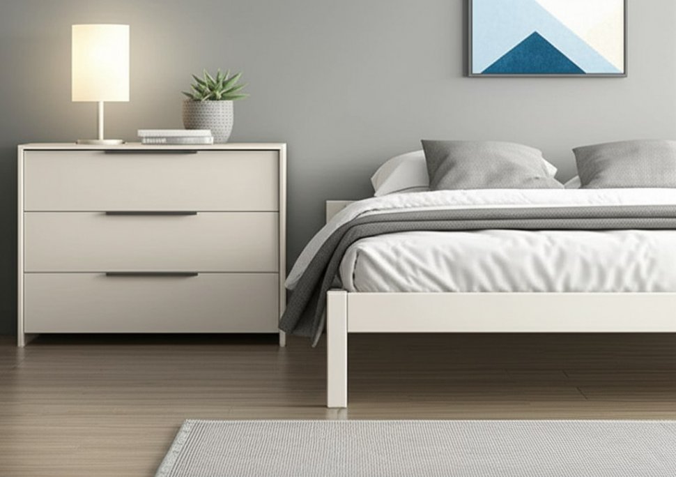 Комод 3 ящика Камелия, Меланж