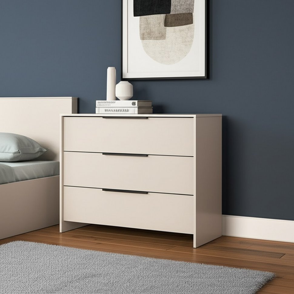 Комод 3 ящика Камелия, Меланж