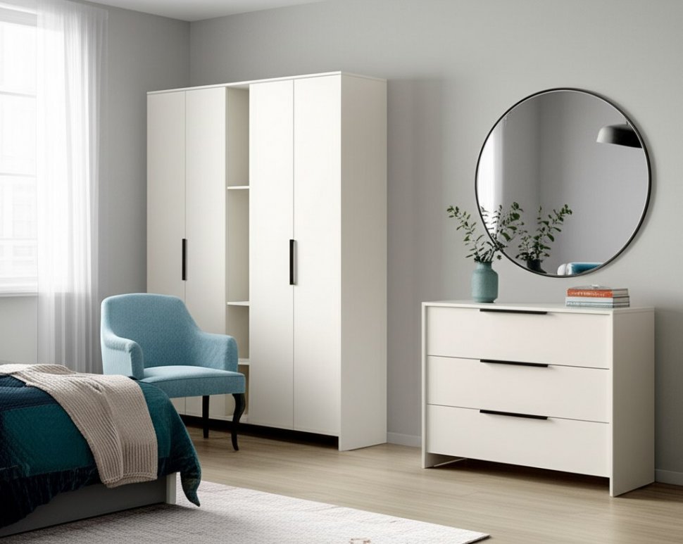 Комод 3 ящика Камелия, Меланж