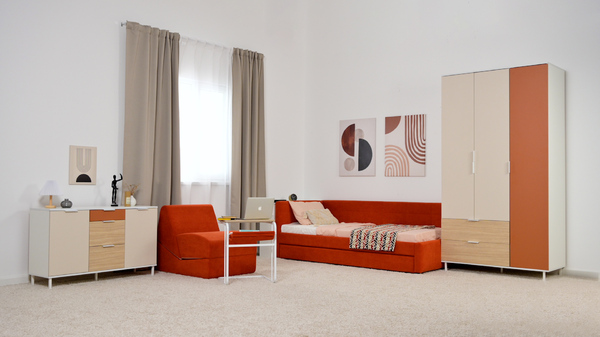 Комод Марвэл 16.234.02 Белый, Сатин, Плэйн, Безмолвная пустыня