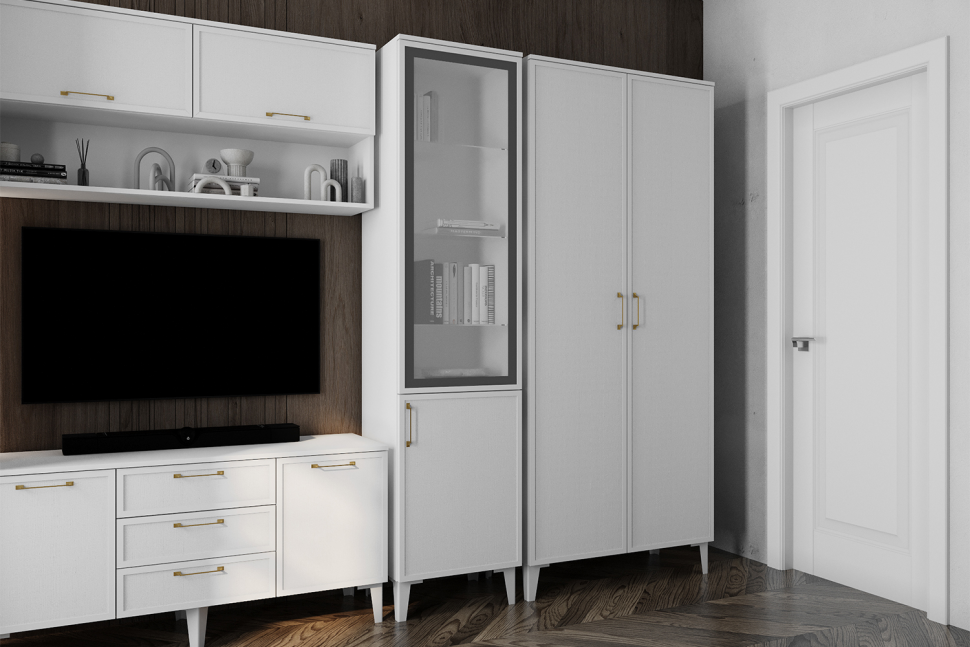 Тумба ТВ Толедо ТТ-1, Белый