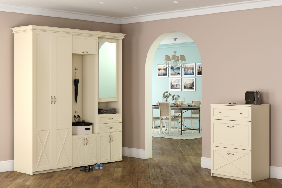 Бэль Вешалка открытая Слоновая кость