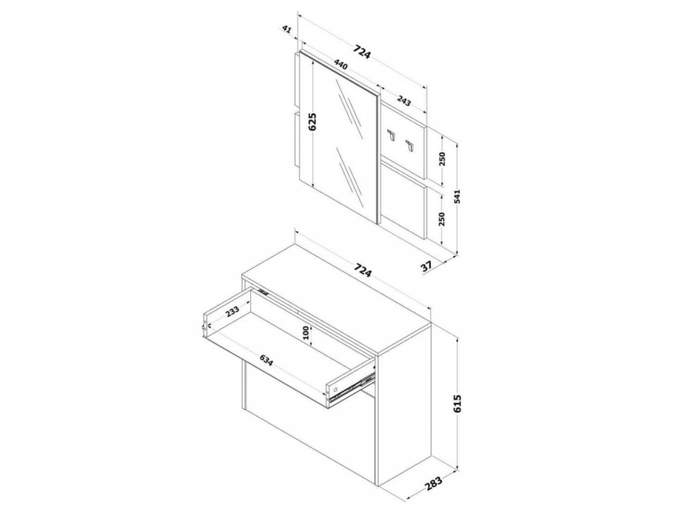Прихожая ВШ-15 Белый