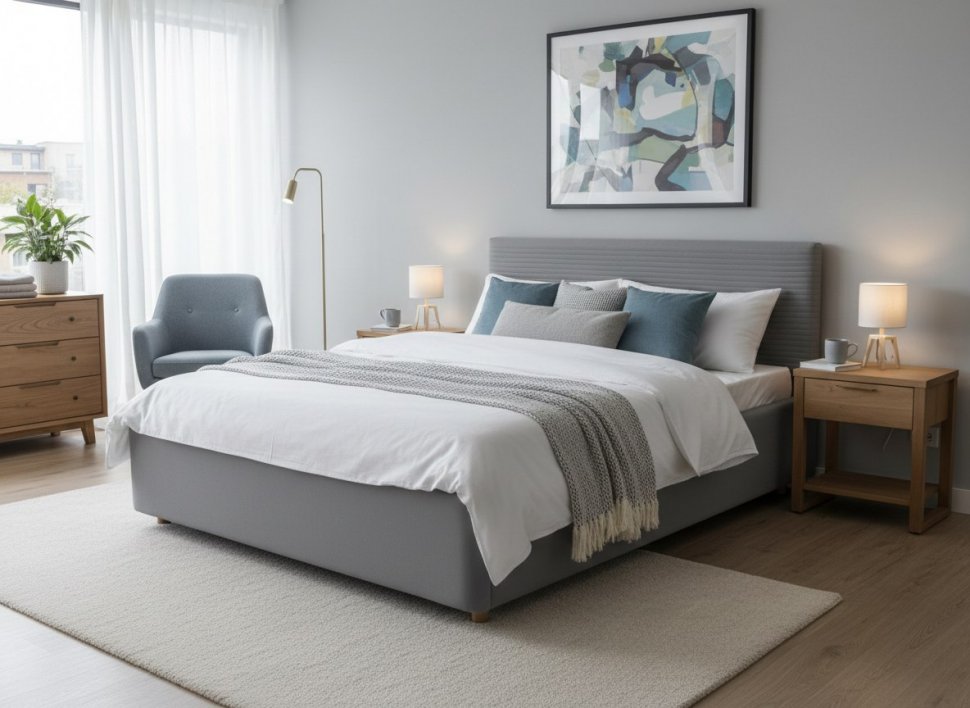 Кровать Event Loft 1600 с под. механизмом / серый №25