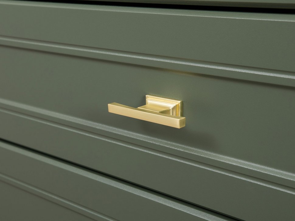 Марион комод 16.249 Дымчатый зеленый / Олива шагрень