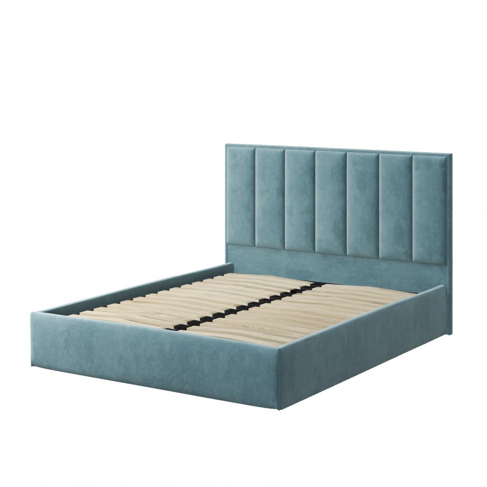 Кровать 160х200 Лира (MLK) Бирюзовый Neo 22 с подъемным механизмом