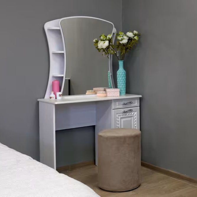 Столик туалетный Гертруда М6 (Комфорт-S) Ясень жемчужный