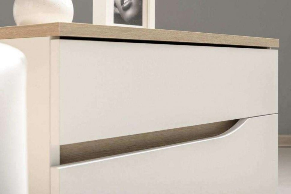 Спальня Муссон Белый/Дуб Эндгрейн