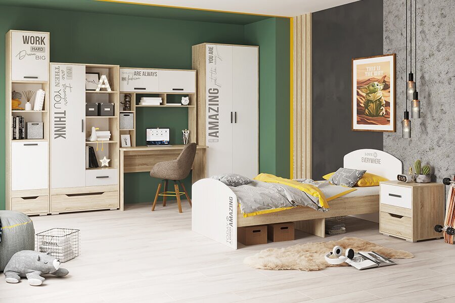 Шкаф для книг с ящиком и дверками Джуниор MLK