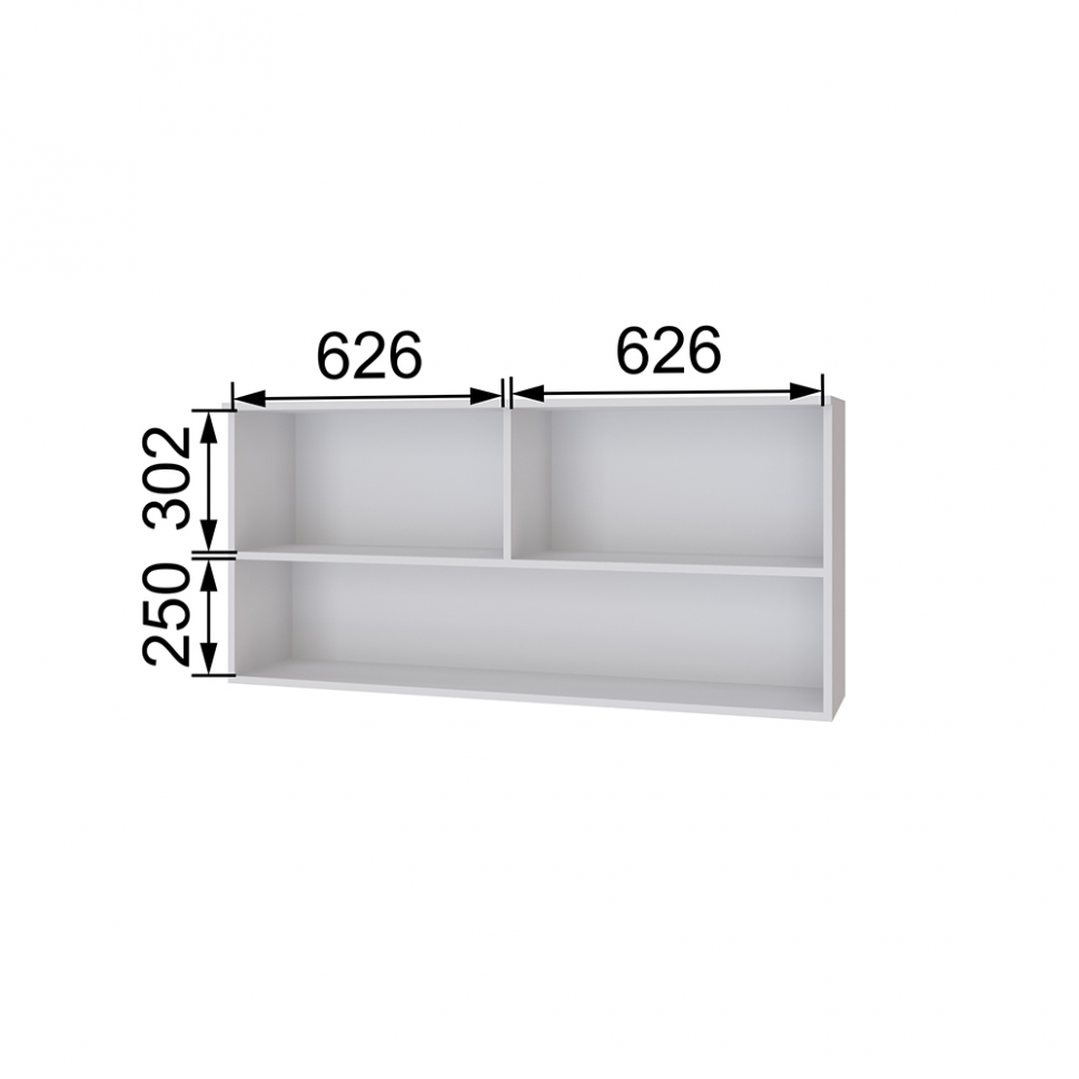 Полка навесная Толедо ТН-1, Белый