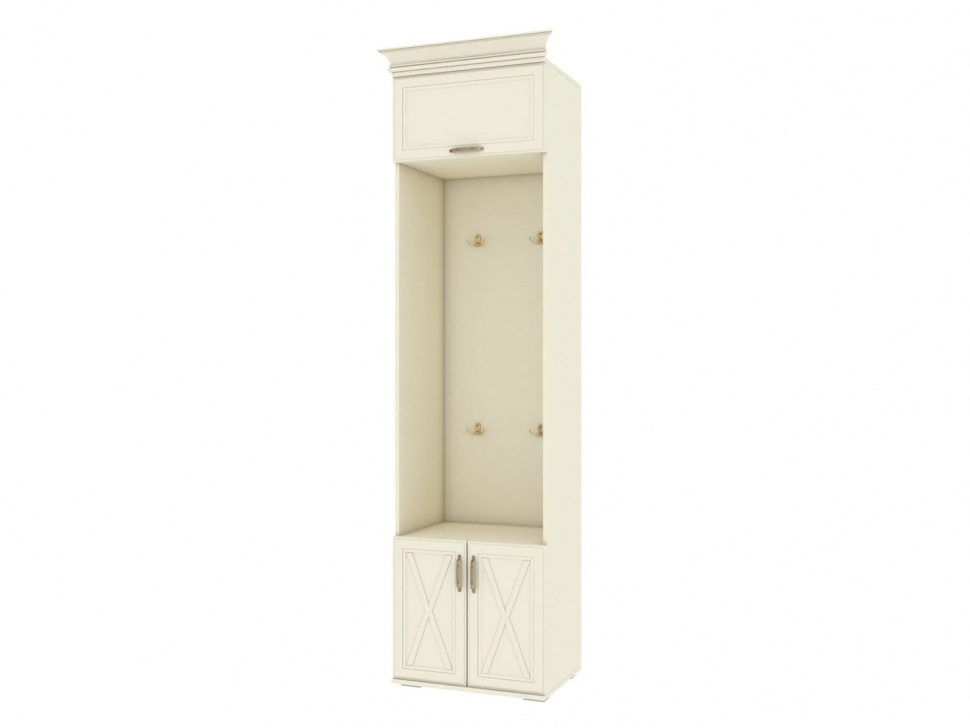 Бэль Вешалка открытая + Карнизы 603/422 Слоновая кость