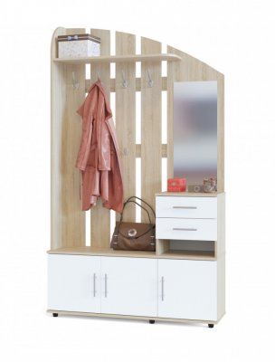 Прихожая ВШ-2.2 Дуб сонома/белый