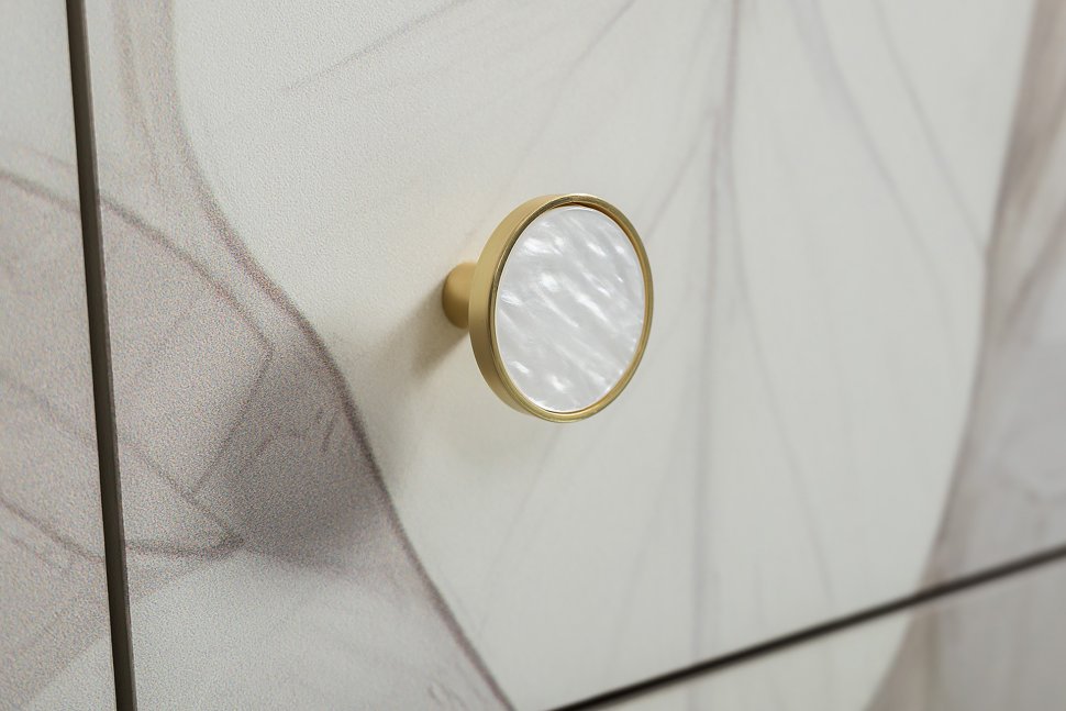 Флоу комод 16.329 Кашемир / Белый