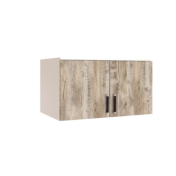 Антресоль Лагуна (ТЭКС) 800 для шкафа Белый/Дуб Юкон