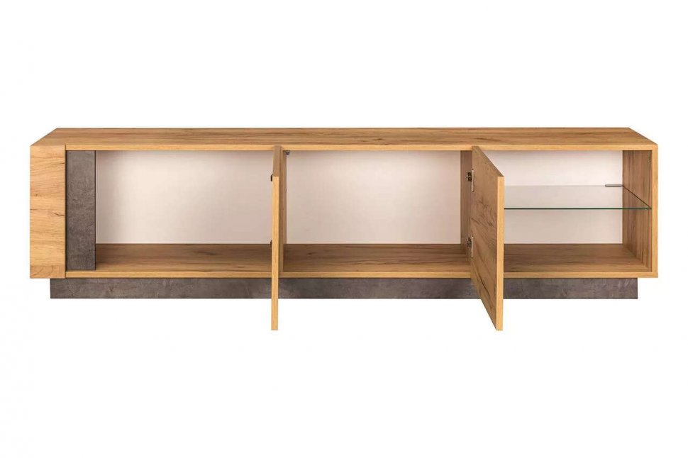 Арчи тумба 10.86 Дуб крафт золотой / Камень темный