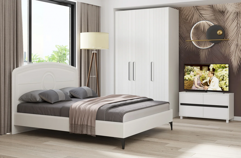 Валенсия Шкаф комбинированный 13.12 Белый