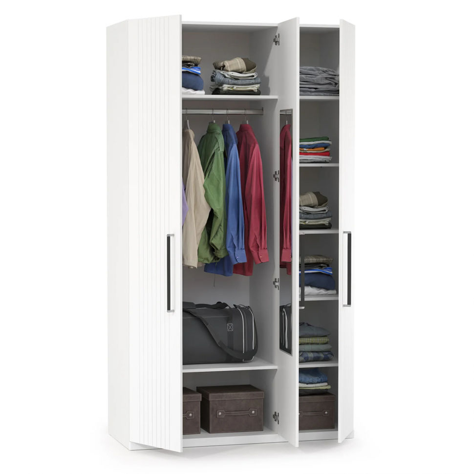 Валенсия Шкаф комбинированный 13.12 Белый
