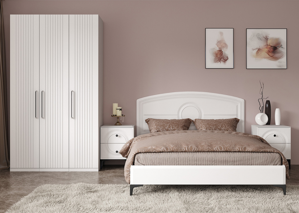 Валенсия Шкаф комбинированный 13.12 Белый