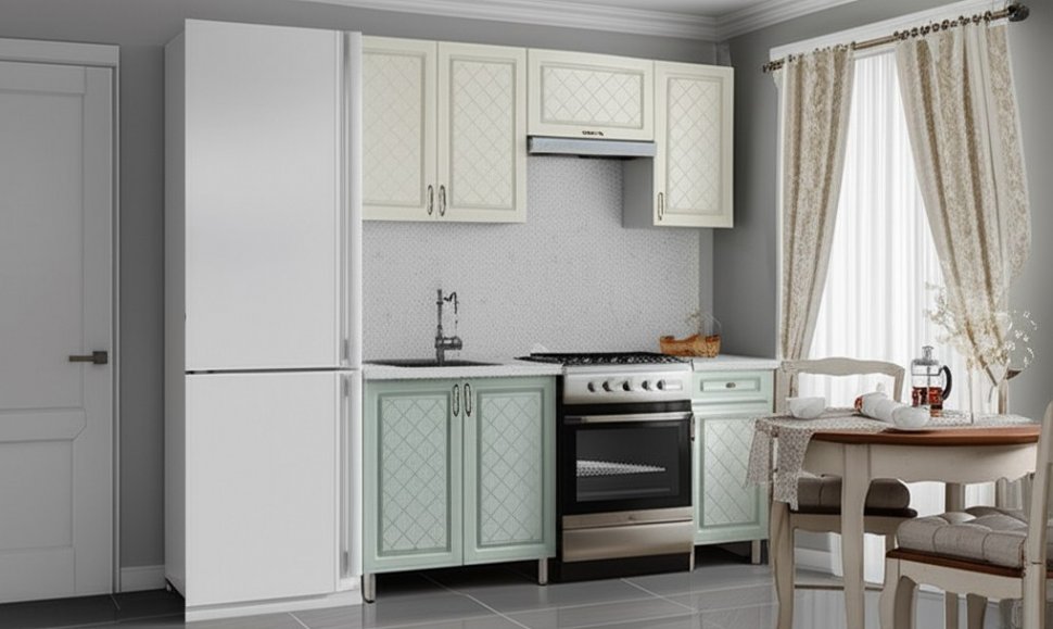 Кухня Версаль, 1,8 м, с окапом