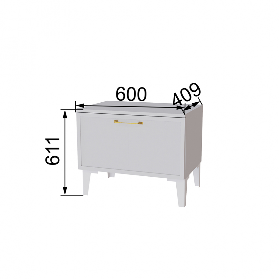 Тумба Толедо ТТ-31, Белый