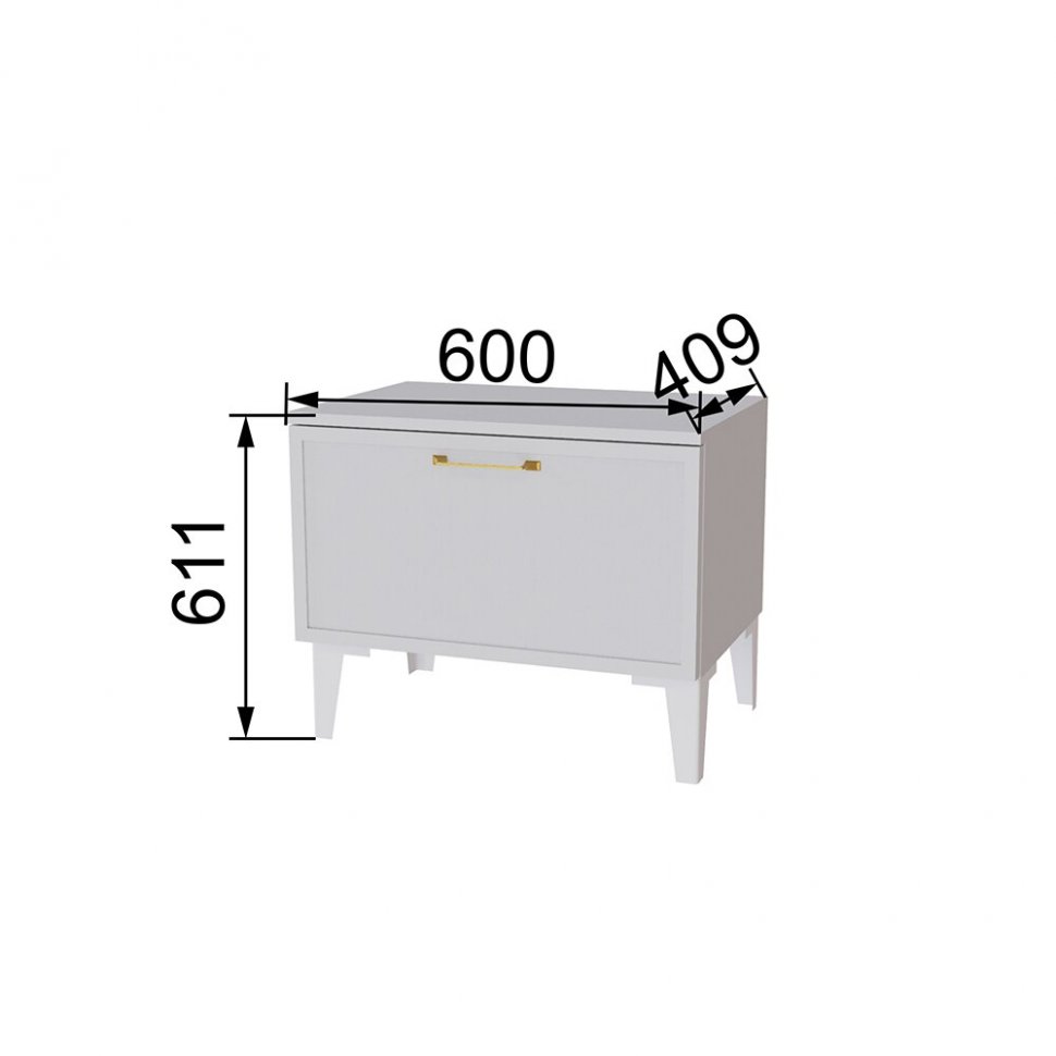 Тумба Толедо ТТ-31, Белый