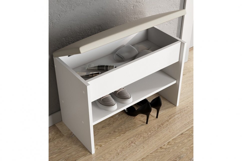 Обувница ОБ 2, Белый текстурный