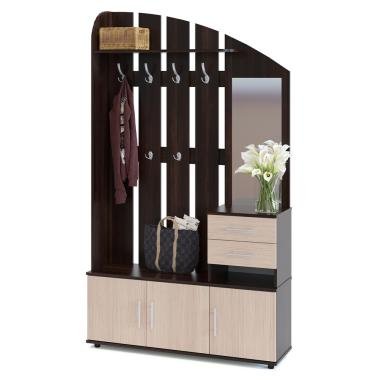 Прихожая ВШ-2.2 Венге/ Беленый дуб